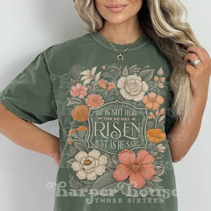 He is Risen PNG Sublimation Designs Downloads Christian Easter PNG Files for Sublimation Vintage Jesus Shirt Designs for DTF Transfers