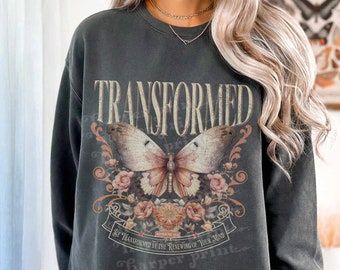 Conceptions de chemises vintage pour sublimation sérigraphies Fichiers PNG populaires pour chemises Verset de la Bible PNG Impressions DTF papillon transformé png sans svg