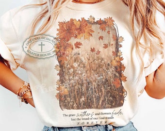 Christian PNG Boho Bible Verse DTF Designs for Shirts Vintage Jesus Clipart for Tshirt Designs Thanksgiving Png Cute Trendy Shirt PNG Fall