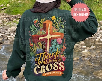 Easter PNG Sublimation Designs Christian Easter Shirt Designs Vintage Jesus TShirt Designs for DTF Transfers Cross PNG Trendy Faith Png God