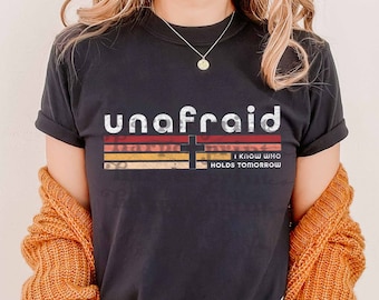 Unafraid PNG Christian Sublimation Designs Downloads Christian PNG Files for Sublimation Vintage Jesus Shirt DTF Print Tshirt Designs no svg