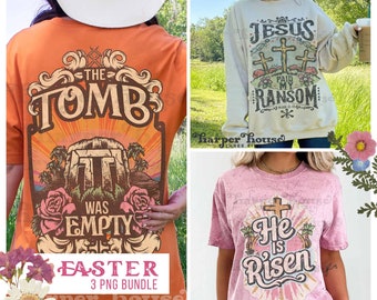 Best Selling PNG Bundle Christian Tshirt Designs Faith PNG Bible Verse Png for DTF Transfers Vintage Jesus Shirt Png He is Risen Clipart Svg