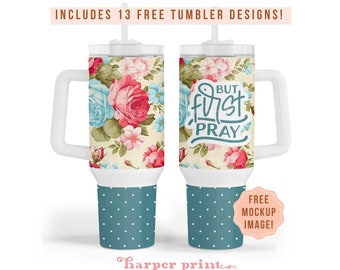 40 Unzen Quencher Tumbler Wrap Gebet PNG Christian Tumbler Designs Sublimation Designs Downloads 40 Unzen Quencher Tumbler mit Griff Wrap Christian Geschenke