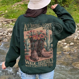 Cowboy Boots PNG Western Boho Sublimation Designs Western Shirt PNG Files Dtf Transfers Desert Cactus Vintage Tshirt Designs Bible Verse image 4