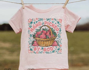 Zomer png kinderen sublimatie ontwerpen aardbei png meisje tshirt ontwerpen leuke zomer SVG christelijke png voor kinderen shirt religieuze clipart