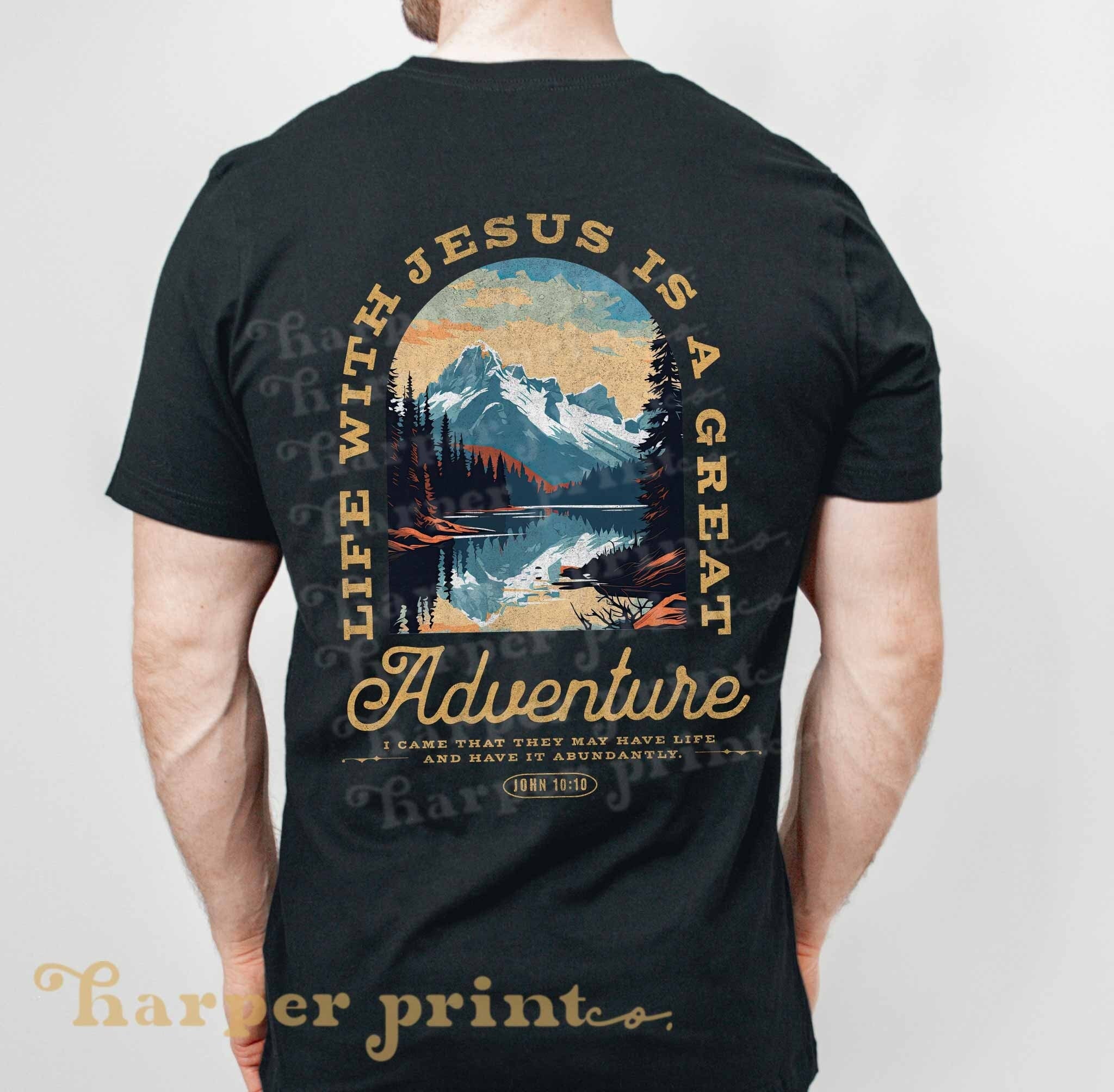 Adventure Shirt PNG Mountains Sublimation Designs for Men Christian PNG Hiking SVG Nature Tshirt Designs Religious Clipart Outdoorsy png