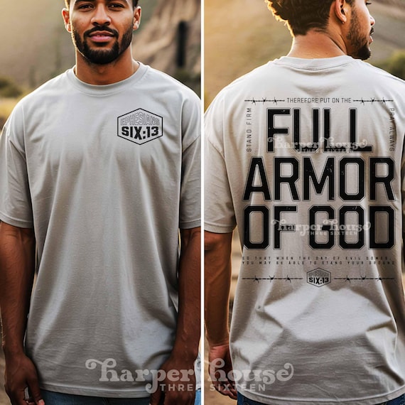 Armor of God PNG Christian Mens PNG Religious Sublimation Designs Christian Street Wear PNG Designs Ephesians 6:13 Shirt Jesus Dtf Prints