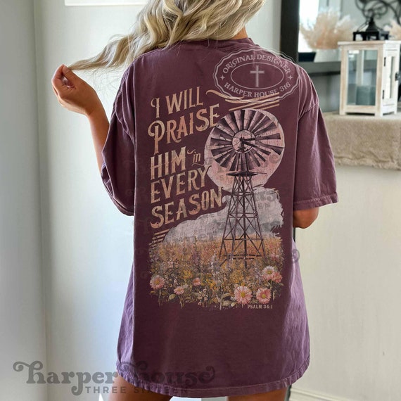 Fall PNG Wildflower Shirt Designs Christian Sublimation Designs Boho PNG Files Dtf Transfers Bible Verse PNG Windmill Tshirt Designs Women