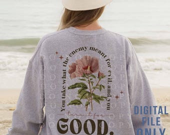 Sublimation Designs Downloads, Christian PNG Files for Sublimation and Printing, Jesus, Aesthetic Clothing, Retro PNG, Bible Verse, Y2K