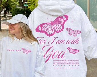 Christian PNG Jesus Hoodie Butterfly PNG Trendy Summer DTF Designs Aesthetic Clothing Spring Tshirt Designs Popular Shirt Png Religious Svg