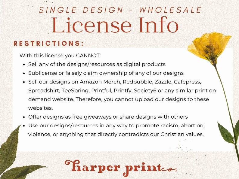 WHOLESALE LICENSE for SINGLE Design Christian Png Art for Wholesale Products for Commercial Use Tshirt Designs for Printing and Sublimation image 3