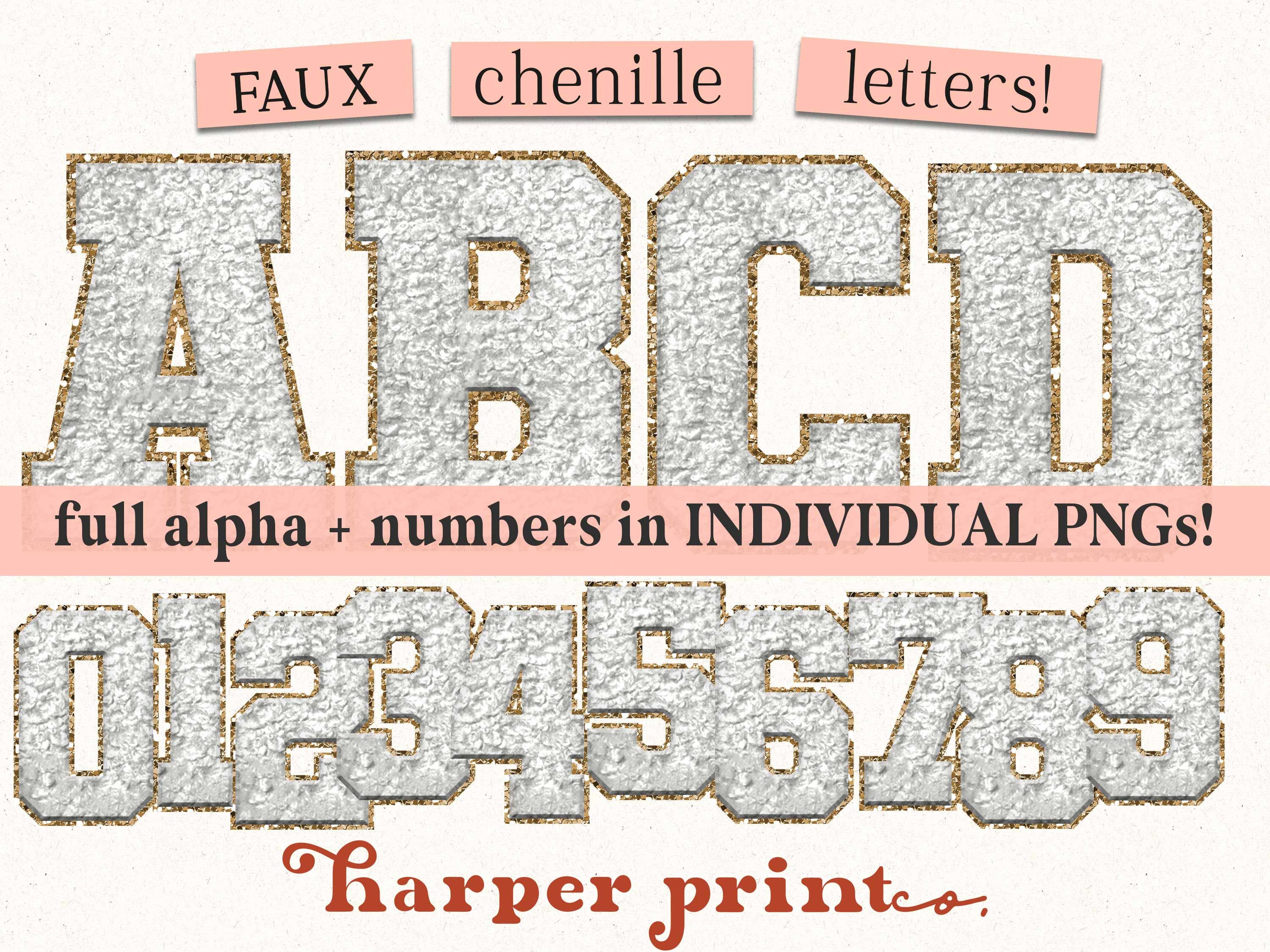 SUPER EASY - How to Applique Faux Chenille letters that resemble Stoney  Clover Lane 