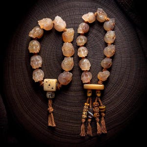 Kapala Skull Bracelet | Tibetan Yak Bone & Horn