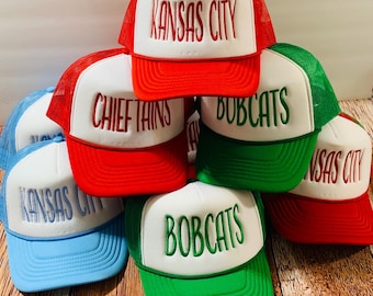 Gorra de camionero personalizada, gorra snapback personalizada para escuelas, novias, despedidas de soltera, equipos