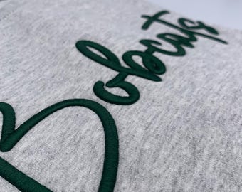 Sudadera o sudadera con capucha 3D personalizada, suéter con mascota bordada, sudadera universitaria, ropa con el espíritu escolar.