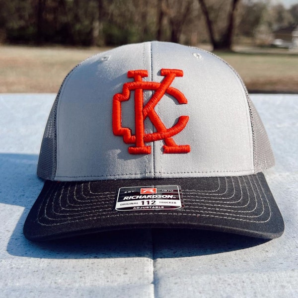 Emboridered Kansas City Snapback Hat | Trucker Hat | Kansas City Hats | KC Football | Custom Hat | Puff Embroideery | Structured Hat