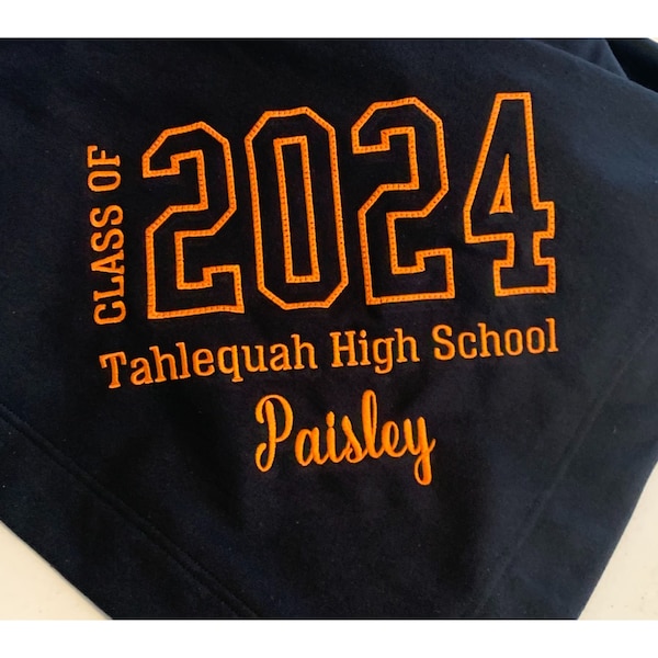 Class of 2025 Blankets Etsy