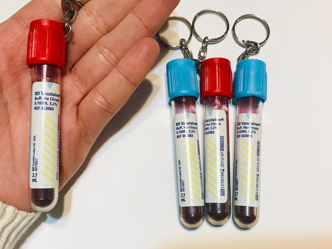 1 Vacutainer/phlebotomy Keychain Etsy Canada