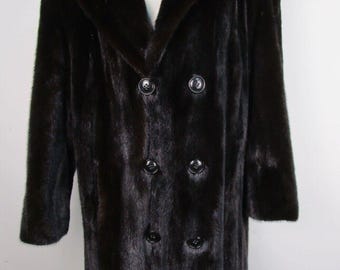 新品 改装済み カナダ産 ダークランチミンクファージャケットコート