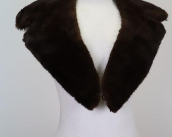 Men's Showroom NEW Sheared Mink Fur Collar