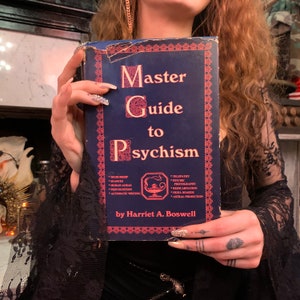 ESP Vintage Book - ESP Psychic Grimoire Occult Magick Witchcraft Pagan Gothic Satan Vintage Curiosity Oddity Rare