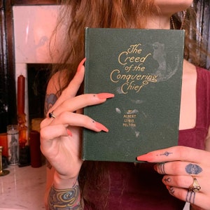Psychismus Antik Buch-ESP Psychic Grimoire Ockult Magick Witchcraft Pagan Gothic Satan Vintage Kuriosität Seltsamkeit Selten