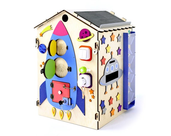 baby activity board wooden
