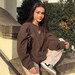 Sweatshirts Streetwear 2021 new Fashion Embroidery mushroom Indie Aesthetic 90s Long Sleeve Hoodies Graphic 