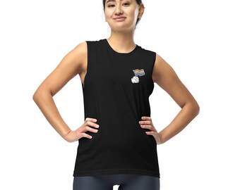 Pride Retro Character Hand Muscle Shirt