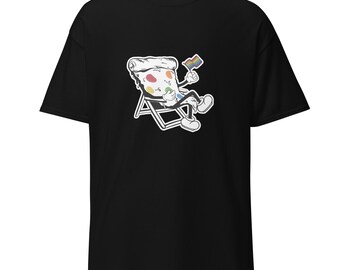 NYC Pride Pizza Shirt | Funny Pride Tee | Retro New York City Rainbow Graphic Tee | LGBTQ Outfit | Retro Pride Outfit Inspo