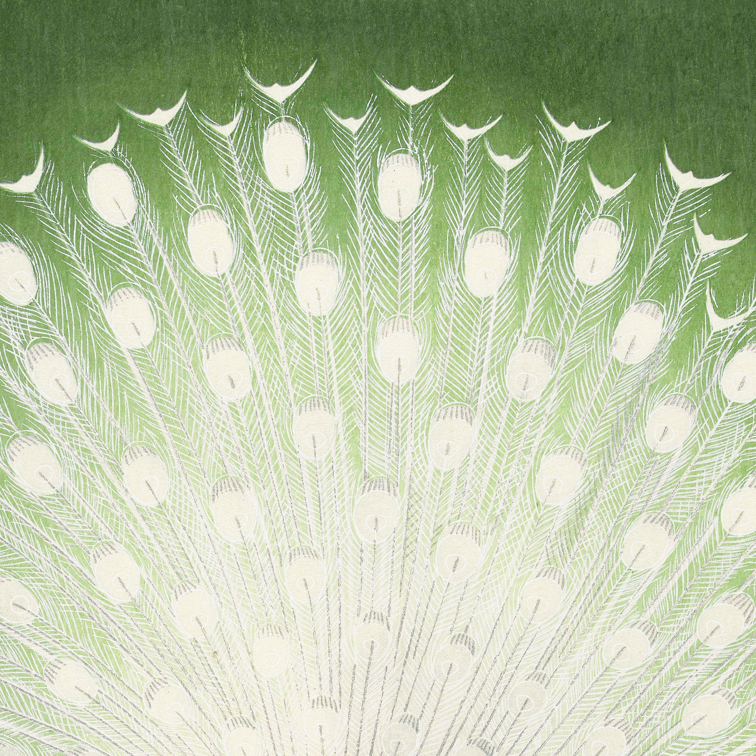 Peacock II by Ohara Koson 1925-1936 Famous Japanese Style Ukiyo-e