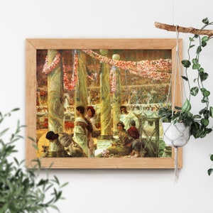 Alma Tedemalawer Caracalla Geta by Sir Lawrence Alma Tadema 1909 High Quality Famous Festival Party Outdoor Parade Antique Victorian Era Art