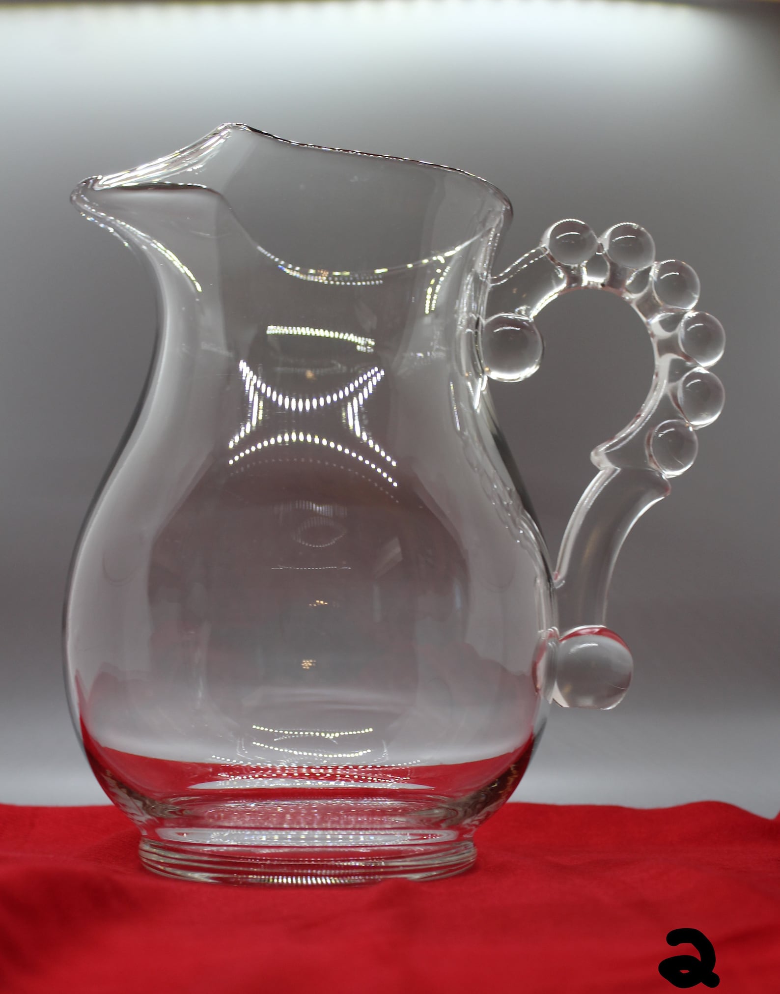 Imperial Glass Clear Candlewick 64 Ounce Pitcher Con Mango Con Etsy
