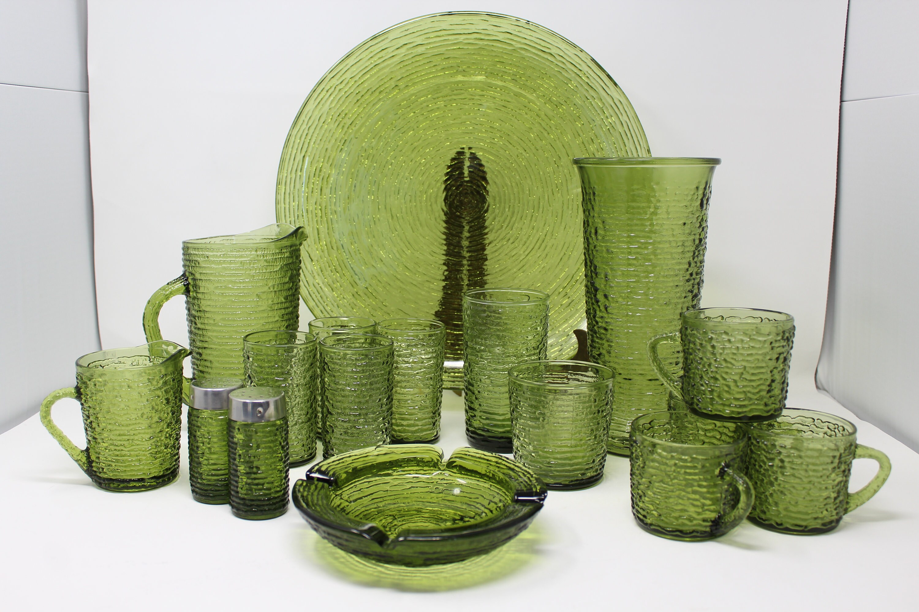 Vintage Anchor Hocking Avocado Soreno: Various Pieces Available - Etsy