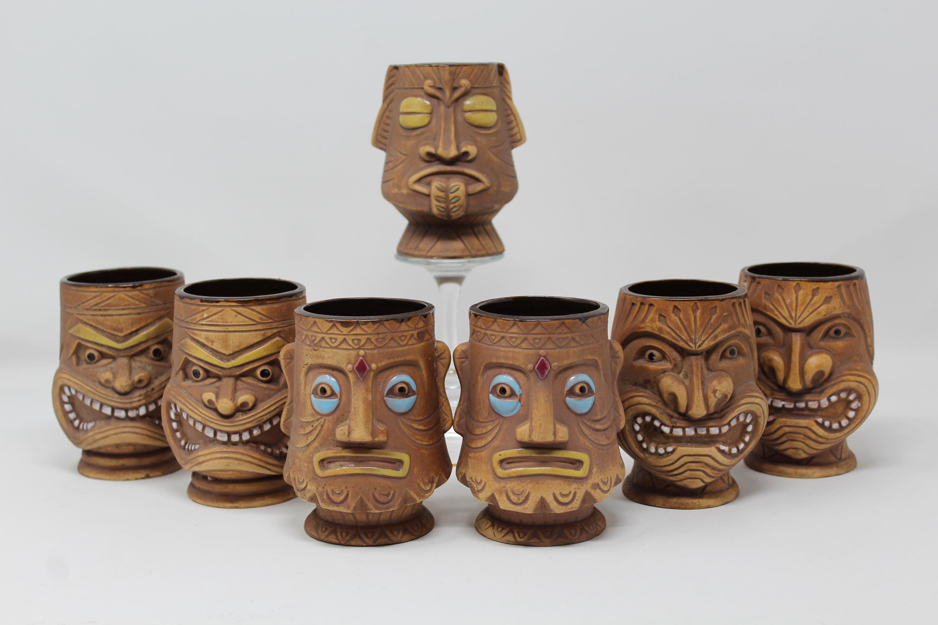 Tiki Mug Vintage Bisque - Etsy