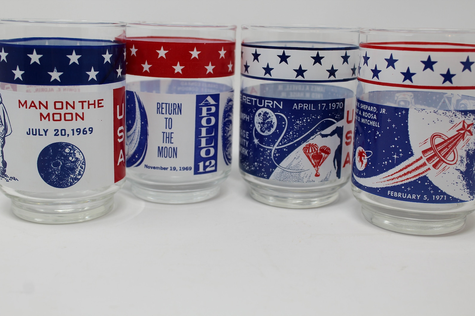 Apollo Mission Glassware, See Description for Item Availability - Etsy
