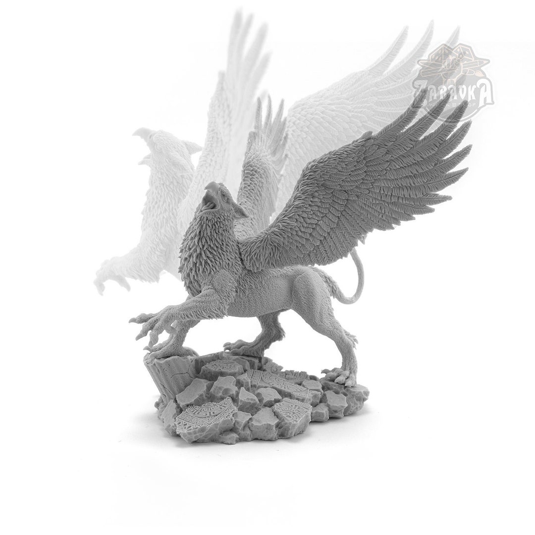 Griffin Griffon 5e Dnd Monster 54mm Fantasy Resin Miniature for Dnd ...