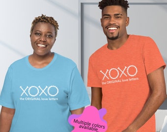 XOXO The Original Love Letters Unisex t-shirt,Easter Jesus Savior Nails and Cross Top,Passover Empty Tomb Christian True Story Shirt