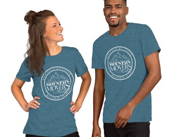 Mountain Movers in White Font/graphic Unisex T-shirt,share Your