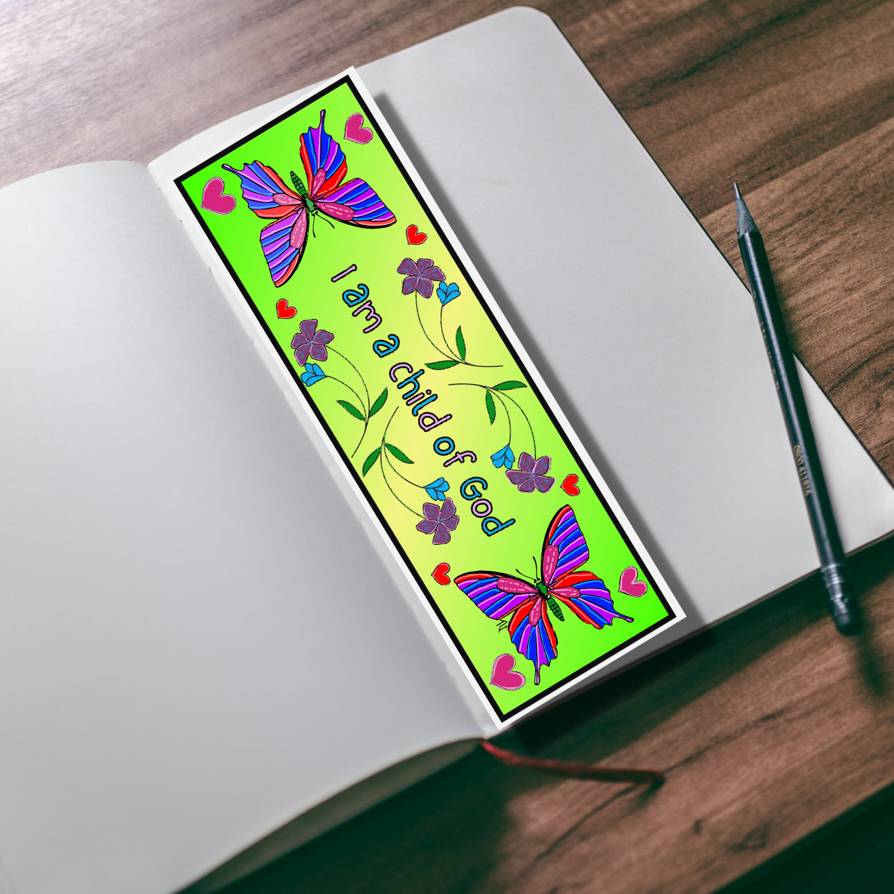 8 Printable Coloring Bookmarks With Butterflies or Geometric Patterns ...
