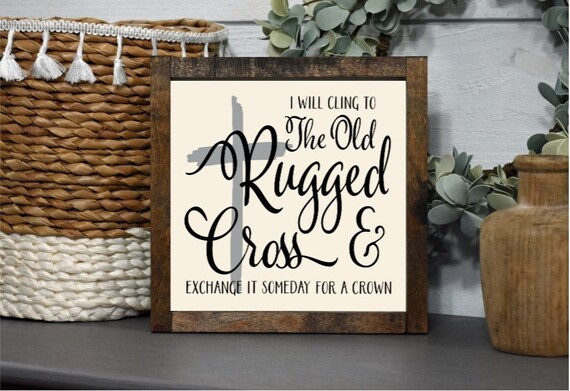 Easter Rugged Cross Old Rugged Cross Bible Verse
