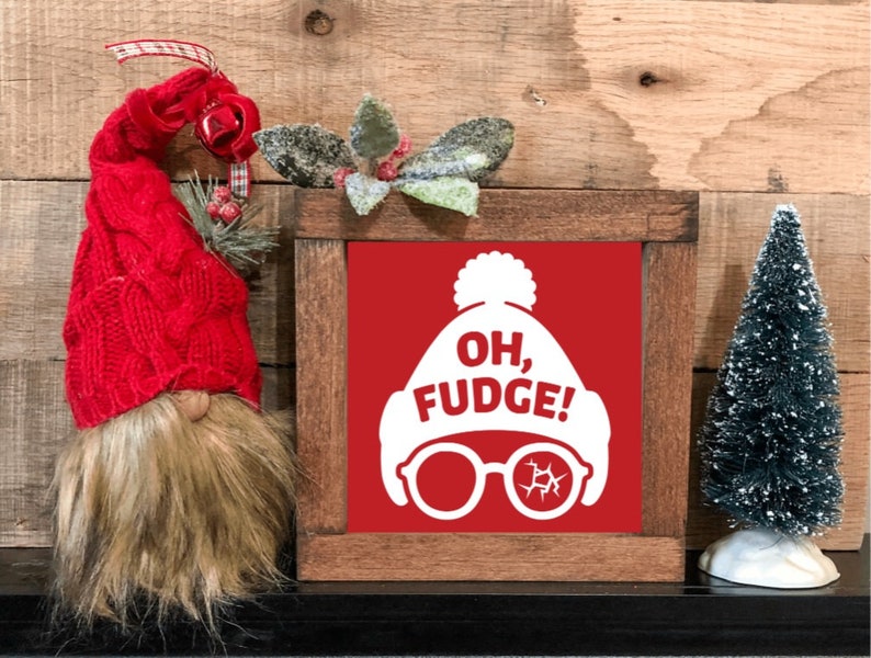 Oh Fudge Christmas Story Ralphie Humorous Christmas Mini  Etsy