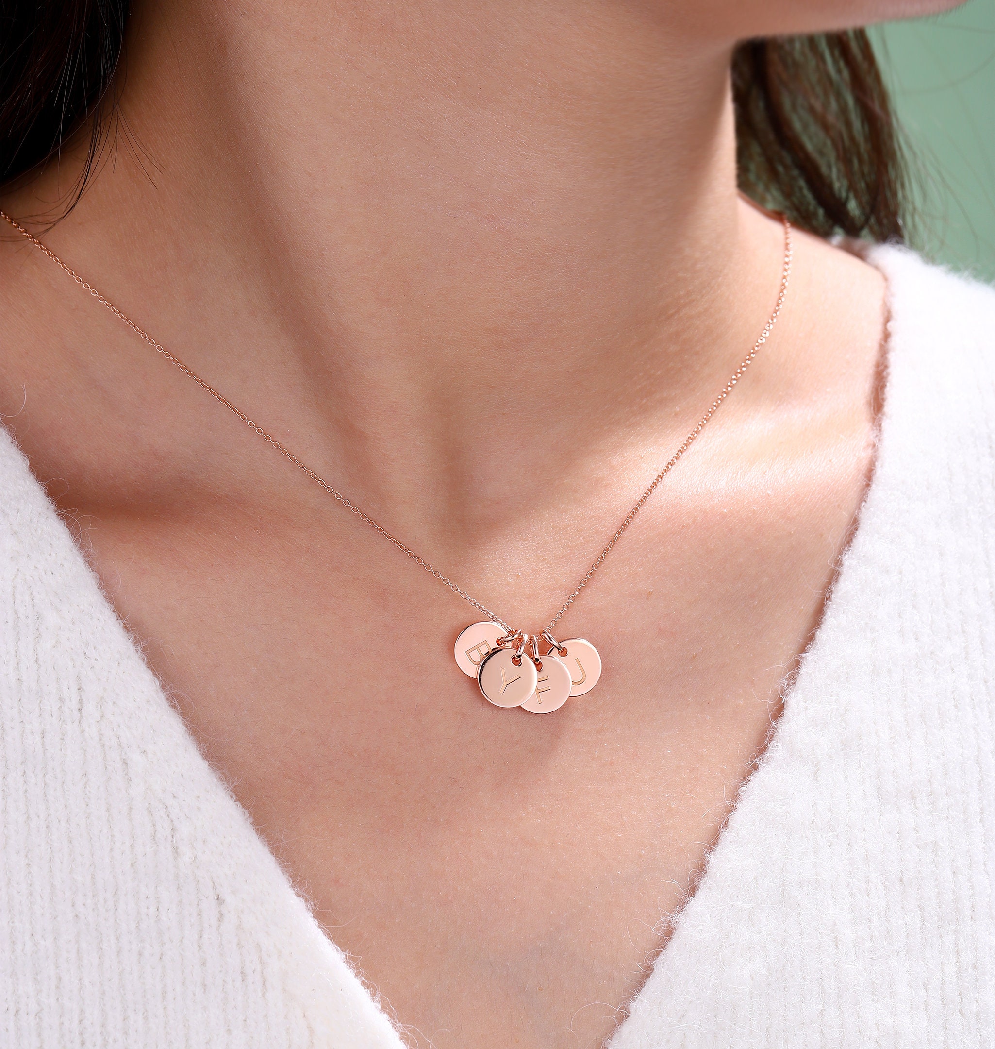 Collana In Argento 925 Con Zirconi E Catena A Cerchio - 18 Pollici - Jewellerybox