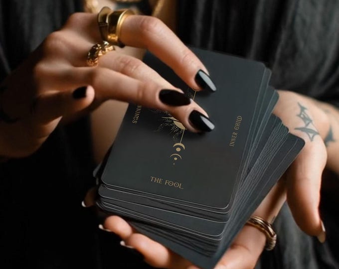 NEW! Soft Matte Arcanum Oracle Tarot Deck: 78 Cards, Rider-Waite Style, Indie Small Batch, SHIPPING NOW