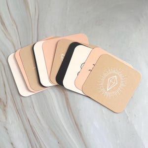 Mini baraja de afirmaciones de oráculo / Mensajes para regalar • 12 cartas + bolsa de regalo / Lote pequeño independiente
