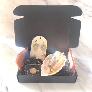 Spiritual Self-Care Gift Set | Crystal & Smudge Kit | Handmade Metaphysical Birthday Gift