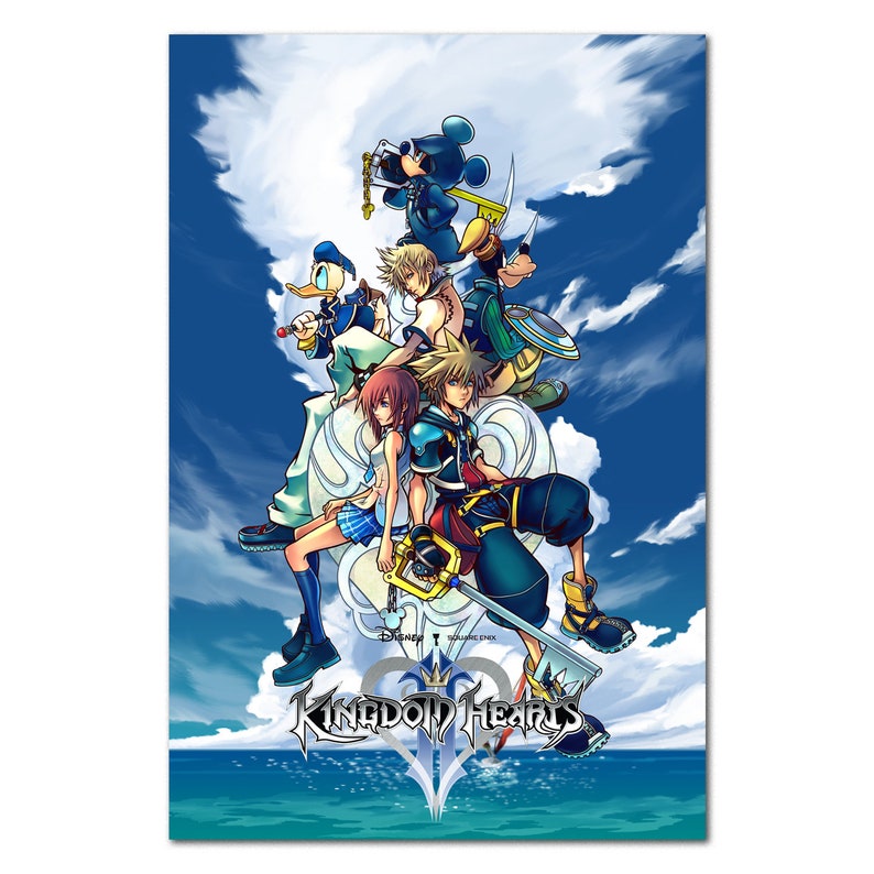 Kingdom Hearts 2 Poster Official Box Art High Quality | Etsy