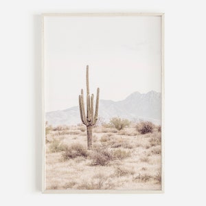 Arizona Wüste Print, Saguaro Kaktus Wandkunst, Wüstenlandschaft, Boho Poster Print, Wilderness Foto, Four Peaks Arizona, Desert Printable