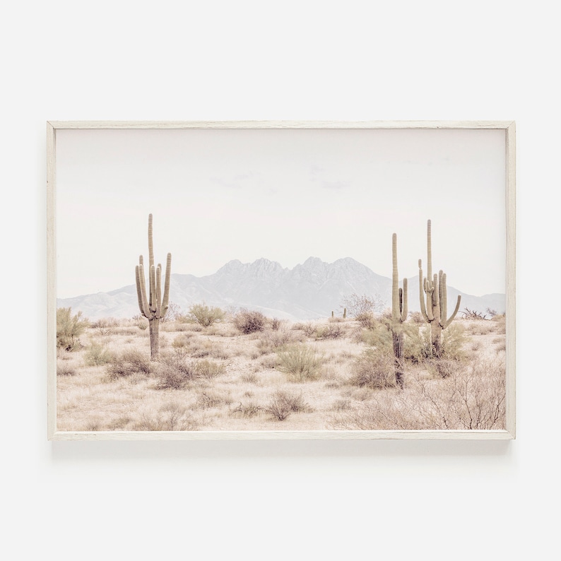 Arizona Desert Print, Four Peaks Photo, Southwestern Wall Art,Desert Landscape Print,Printable Wall Art,Wilderness Poster,Desert Photography image 1