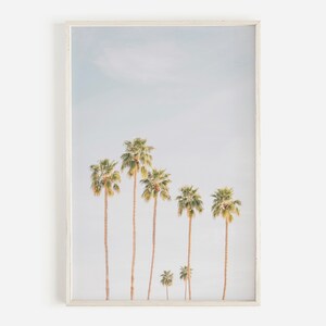 Palm Springs Wall Art, California Print, Palm Tree Photography, California Desert Print, Palm Springs Photo, Tropical Palms, Large Poster